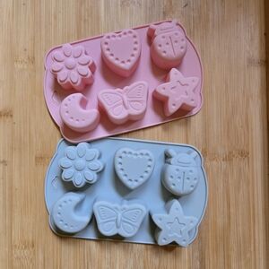 Silicone DIY Candy Fondant Soap Baking Making Molds Handmade Crafts 6 Cavity